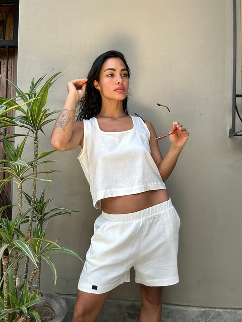 Comfort Linen Set- Hueso