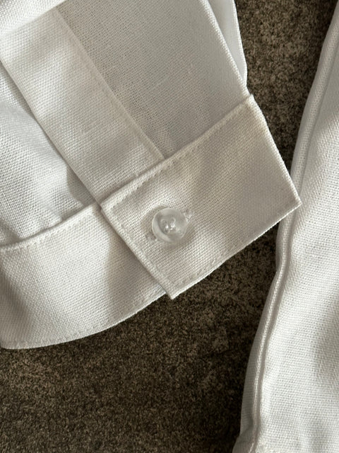 Linen Work Shirt - Blanco