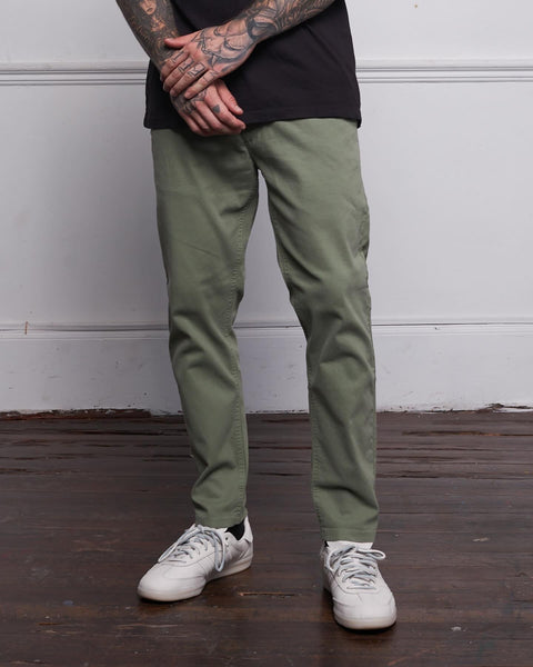 Calça Chino Lavada - Verde