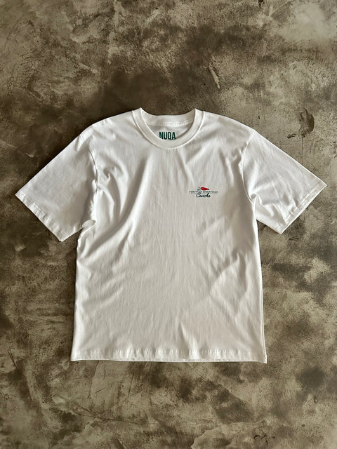 Peruvian Essentials - Ceviche Semi Boxy Tee - Blanco