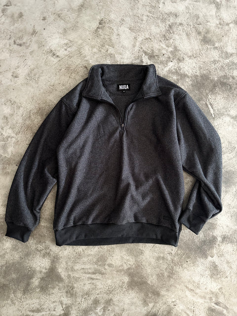1/4 Zip Warmer Gris