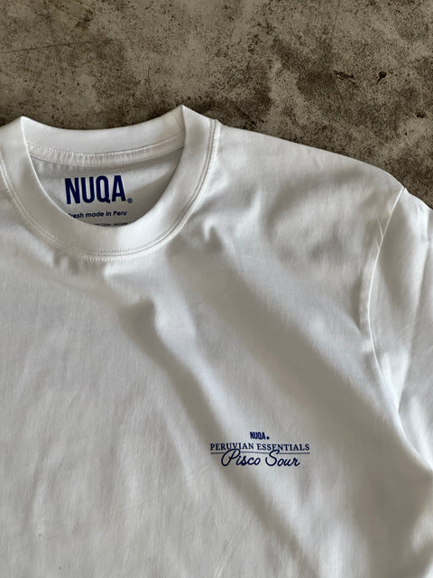 Peruvian Essentials - Pisco Sour Semi Boxy Tee - Blanco