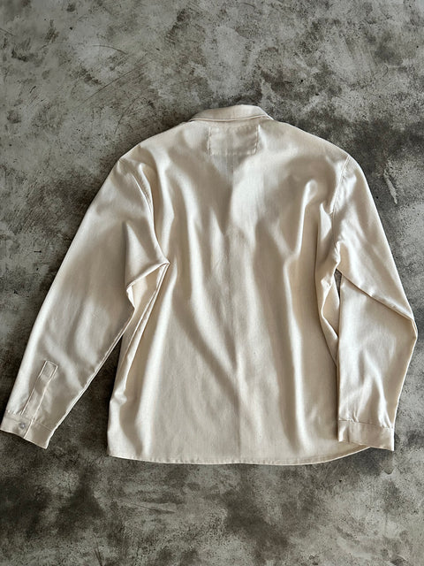 Linen Work Shirt - Beige