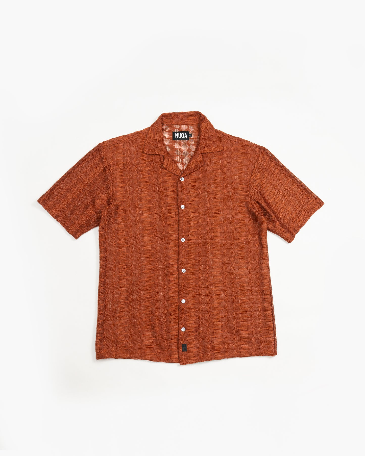 Essential Textured Shirt - Terracota