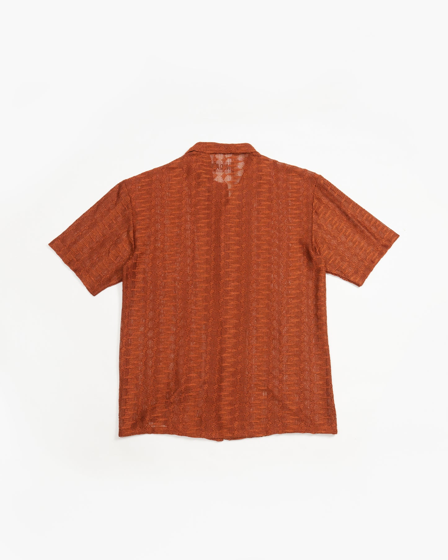 Essential Textured Shirt - Terracota