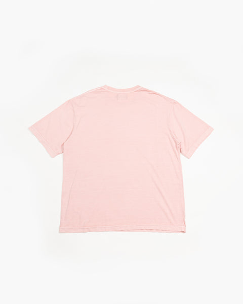 Oversized Washed Tee 24/1 - Coral