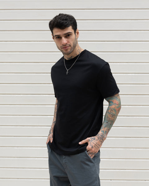 Premium Pima Tee - Jet Black