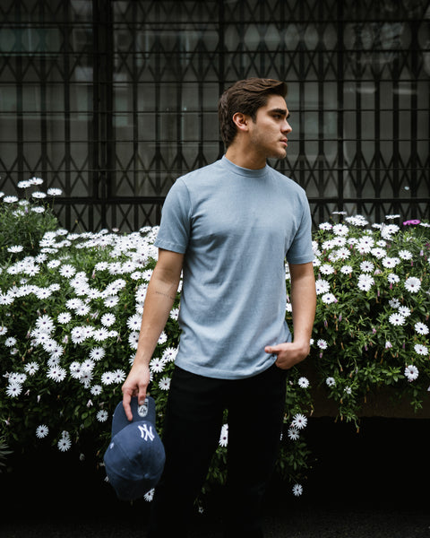 Chrome Washed Tee 12/1 - Acero