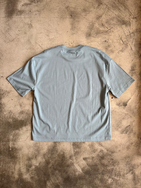 Semi Boxy Summer Tee - Celeste