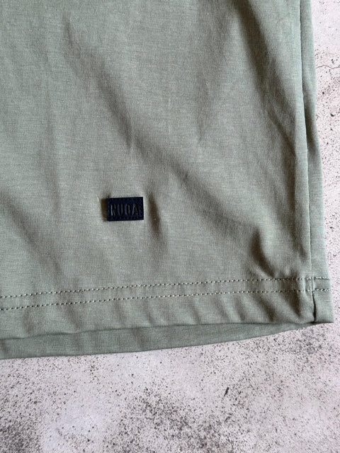 Semi Boxy Summer Tee - Olivo