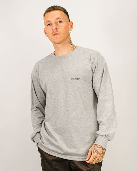 Venture Take The Risk Long Sleeve Tee - Gris