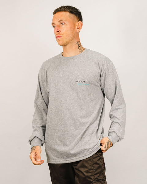 Venture Take The Risk Long Sleeve Tee - Gris