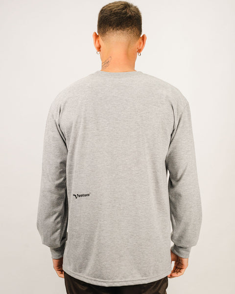 Venture Take The Risk Long Sleeve Tee - Gris