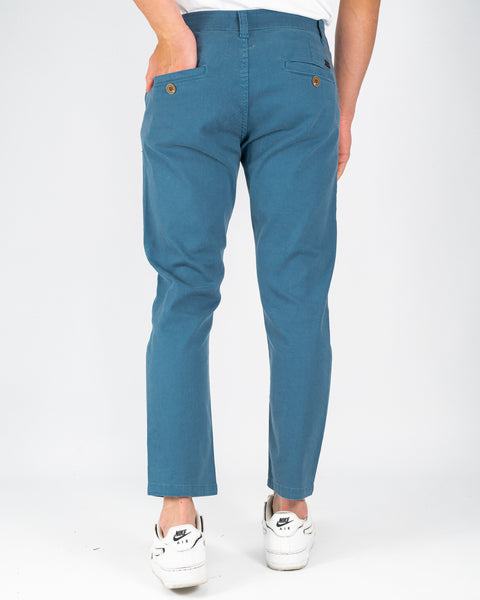 Washed Chino Pant - Steel