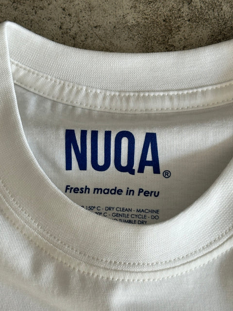 Peruvian Essentials - Pisco Sour Semi Boxy Tee - Blanco
