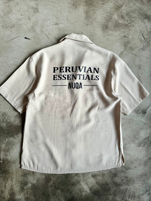 Peruvian Essentials Linen Shirt - Beige