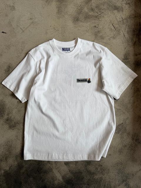 Peruvian Essentials - Mango Semi Boxy Tee - Blanco