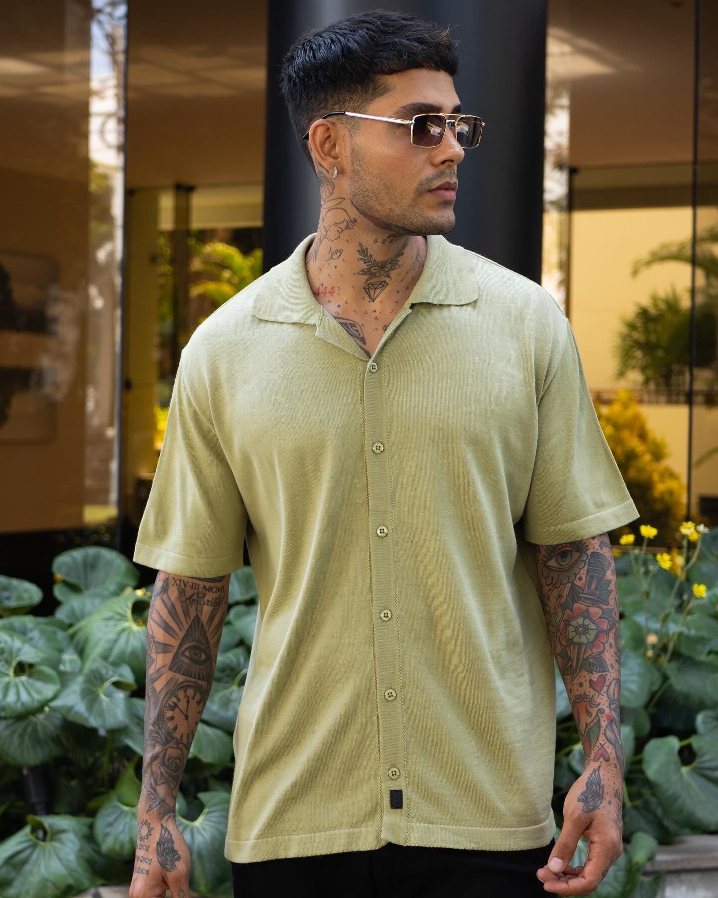 Essential Knitted Shirt - Verde