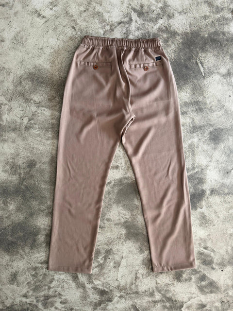 Comfort Linen Pants - Taupe