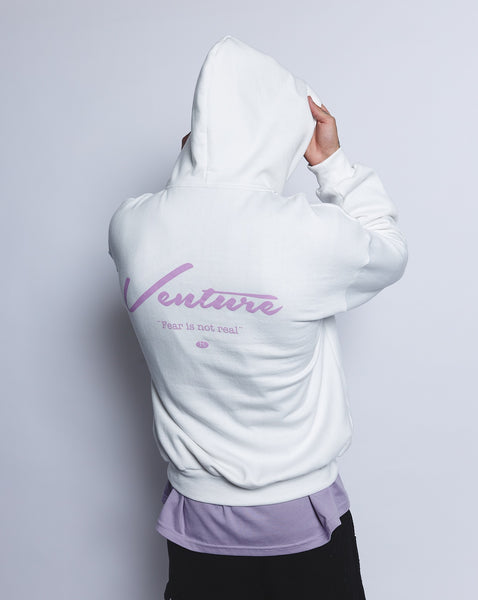 Venture Fear Is Not Real Hoodie - Hueso