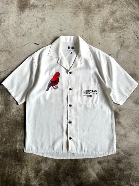 Peruvian Essentials Linen Shirt - Blanco