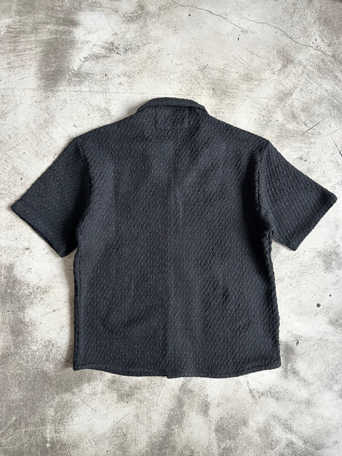Heavy Knitted Shirt - Negra