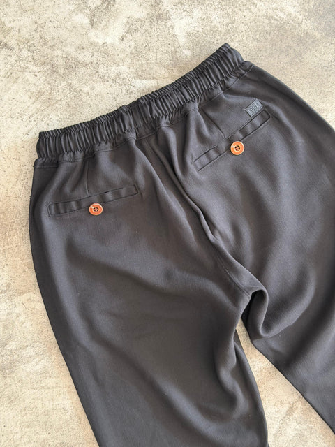 Comfort Linen Pants - Black