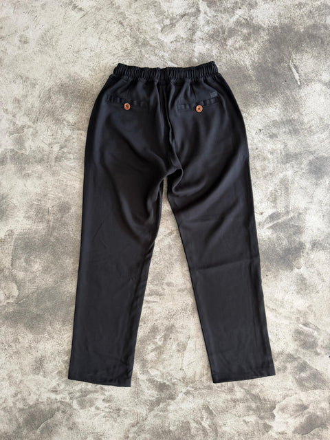 Comfort Linen Pants - Black