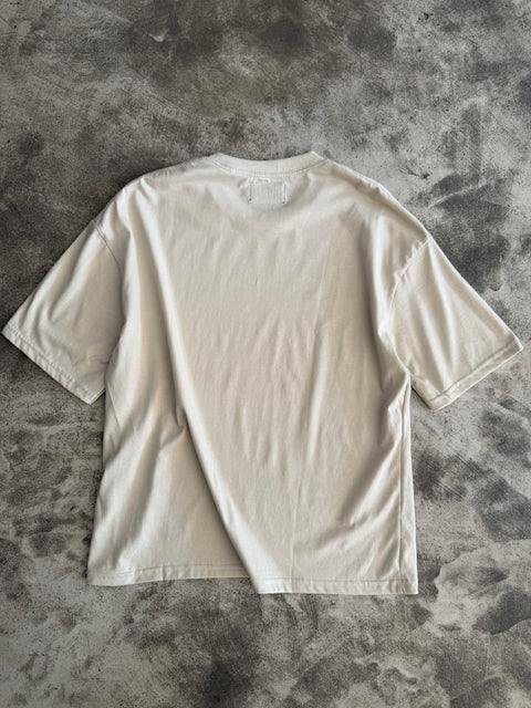Semiboxy Cotton Tee - Bone