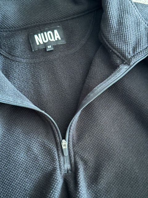 1/4 Zip Warmer Negro