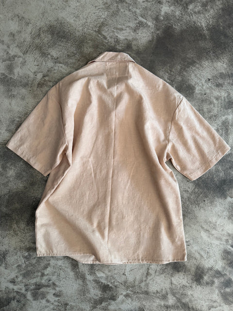 Embossed Cotton Shirt - Sand