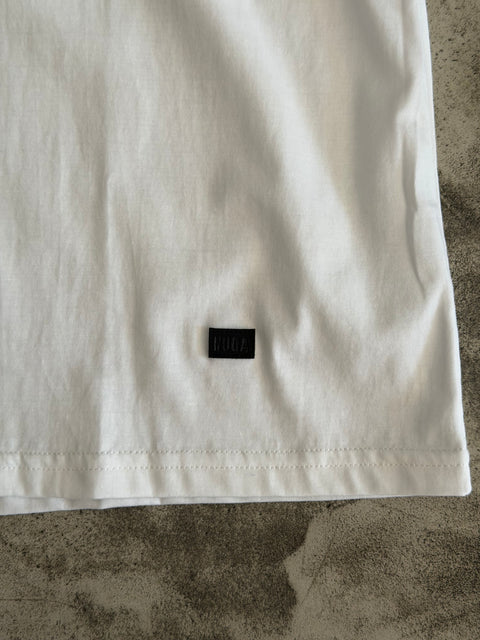 Semiboxy Cotton Tee - White