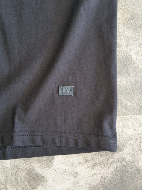 Semiboxy Cotton Tee - Black