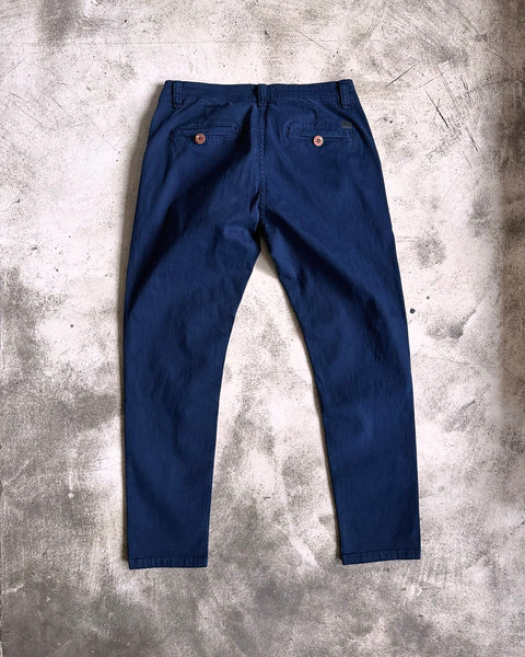 Washed Chino Pant - Blue