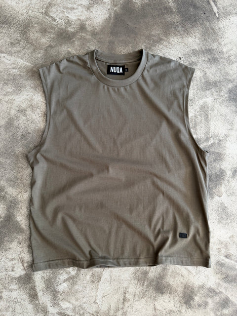 Semiboxy Cotton Tank - Elephant