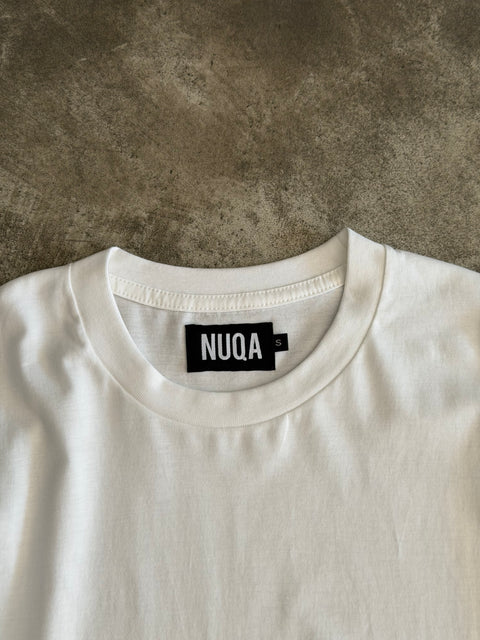 Semiboxy Cotton Tee - White