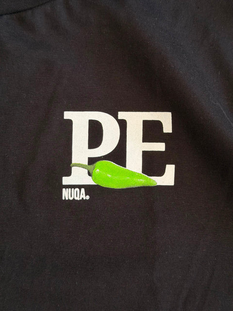 Peruvian Essentials - Quote Tee - Spicy, Loud, Peruvian - Negro