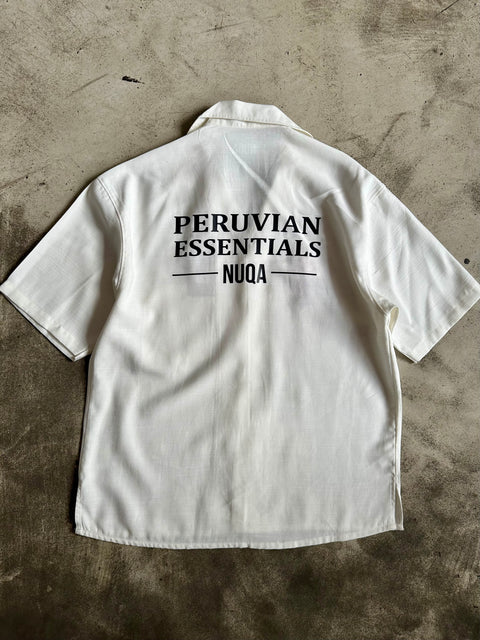 Peruvian Essentials Linen Shirt - Blanco