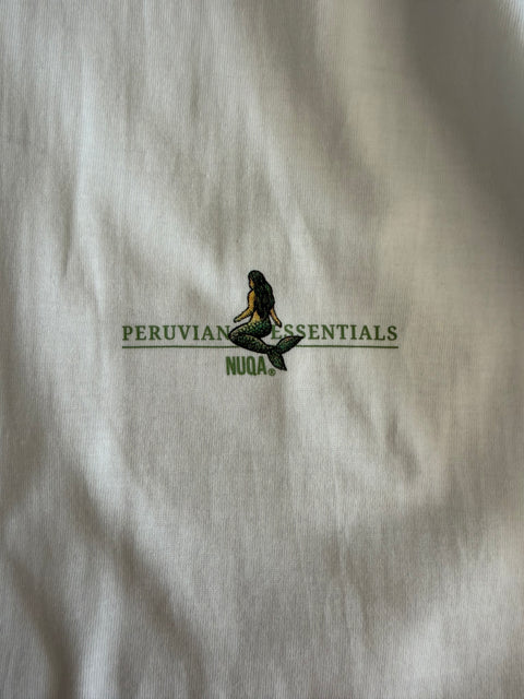Peruvian Essentials - Huacachina Semi Boxy Tee - Blanco