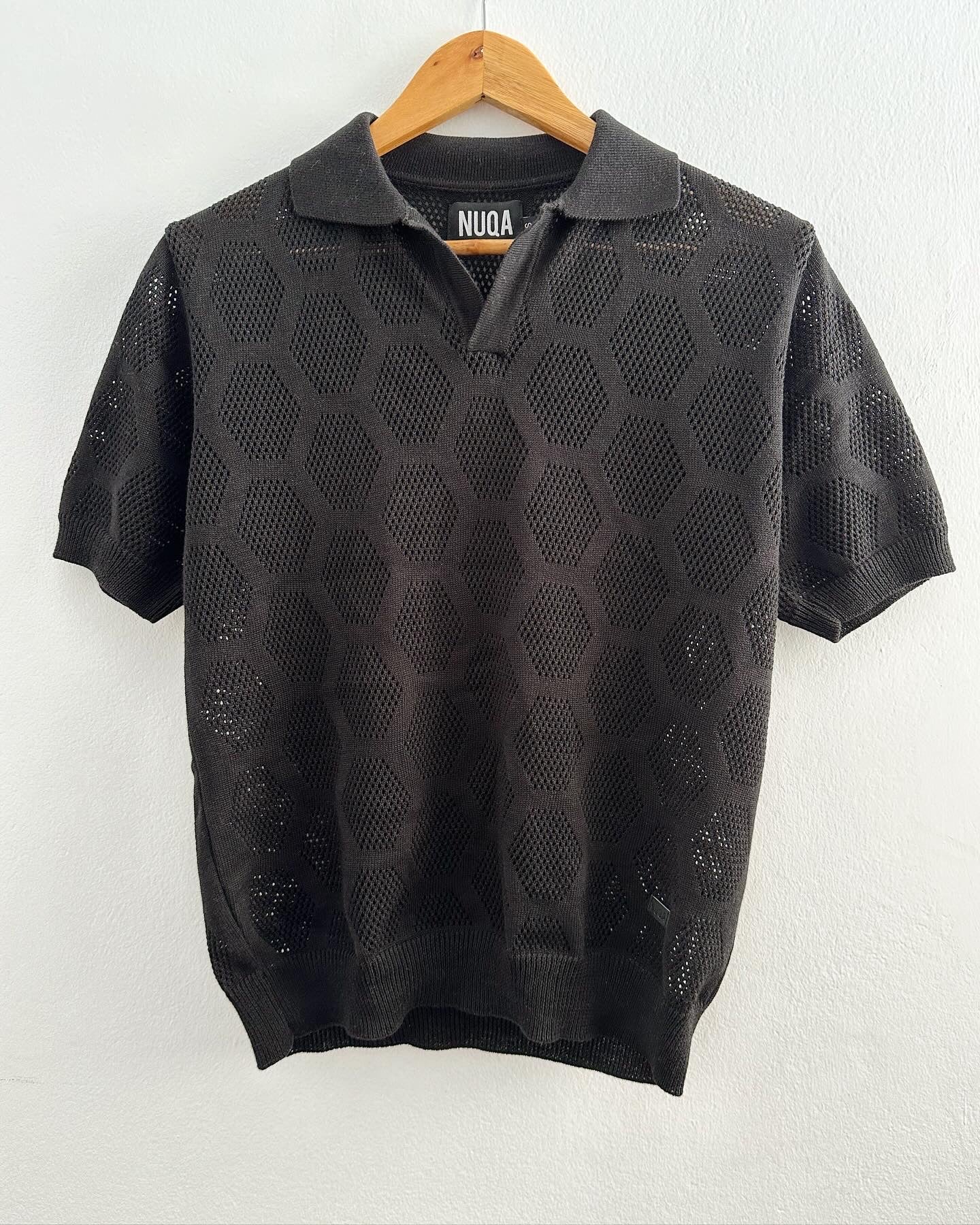 Hexagon Polo Shirt - Negro