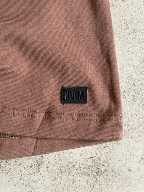 Premium Pima Tee - Chocolate