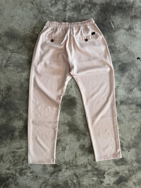 Comfort Linen Pants - Nude