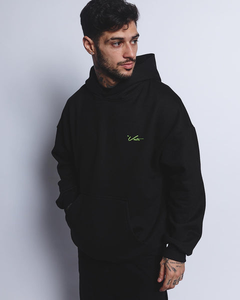 Venture Fear Is Not Real Hoodie - Negro