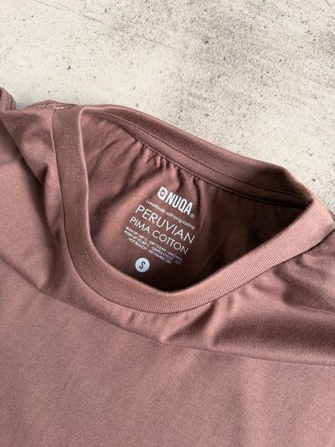 Premium Pima Tee - Chocolate