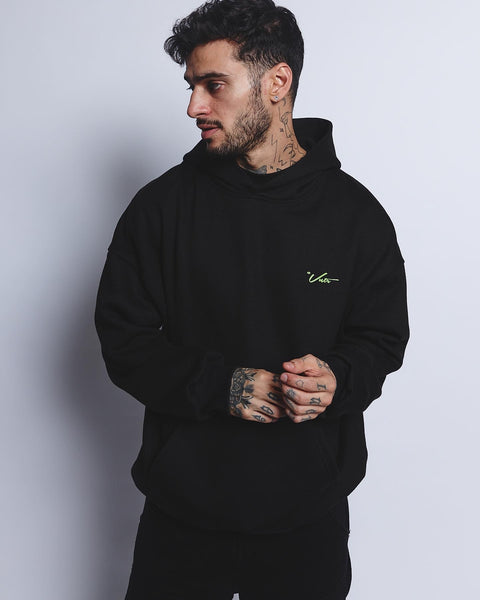 Venture Fear Is Not Real Hoodie - Negro