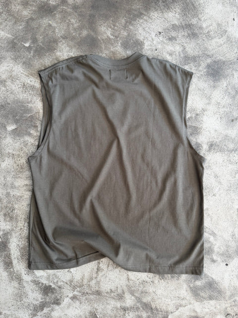 Semiboxy Cotton Tank - Elephant