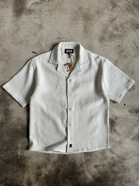 Heavy Knitted Shirt - Blanca