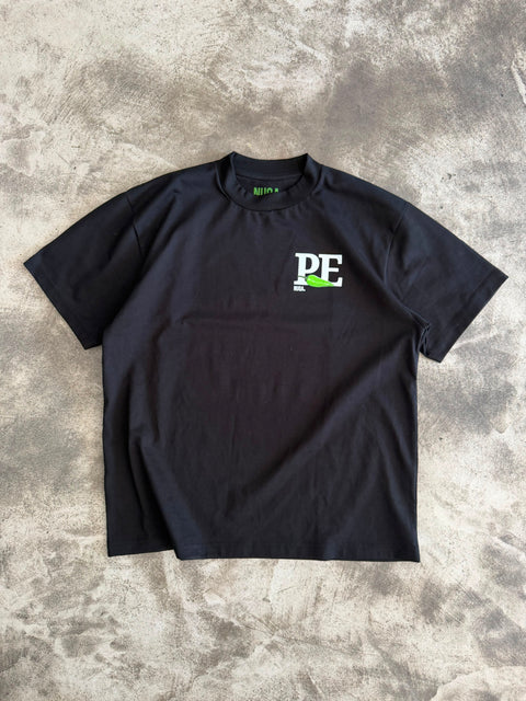 Peruvian Essentials - Quote Tee - Spicy, Loud, Peruvian - Negro