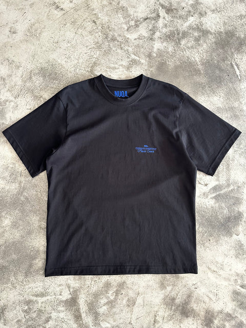 Peruvian Essentials - Pisco Sour Semi Boxy Tee - Negro