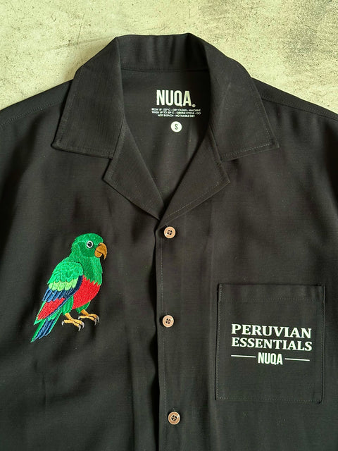 Peruvian Essentials Linen Shirt - Negro